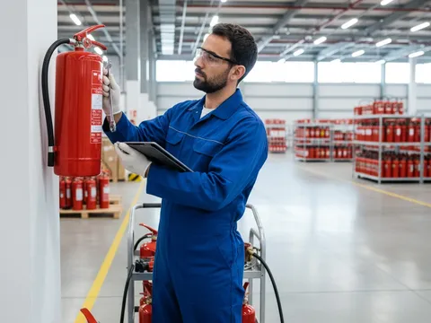 Manutenzione straordinaria estintori: comprende la revisione o la ricarica dell'estintore