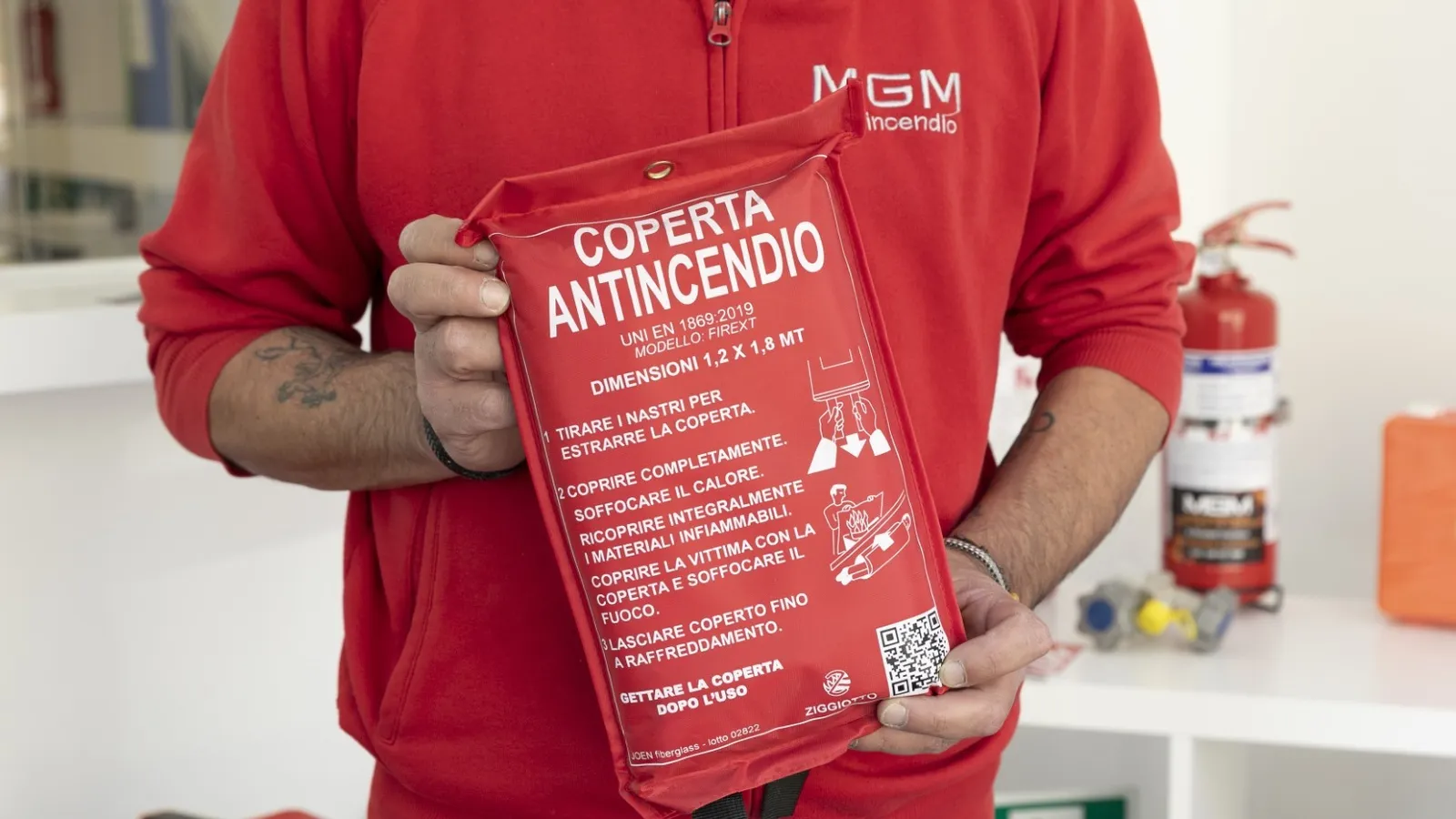 Coperte antifiamma per cucine e macchine elettriche